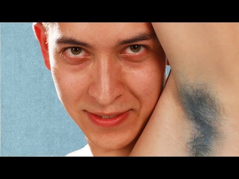 men dye their armpit hair for the first time