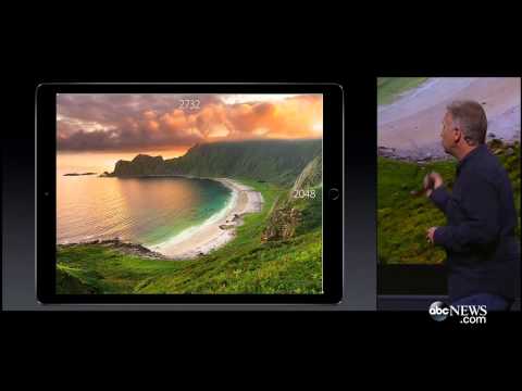 tim cook presents new ipad pro 2015